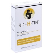 BIO-H-TIN Vitamine H 2,5 MG pour 4 Semaines Comprimés