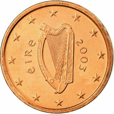 [#705487] IRELAND REPUBLIC, 2 Euro Cent, 2003, FDC, Copper Plated Steel, KM:33 - Photo 1/2