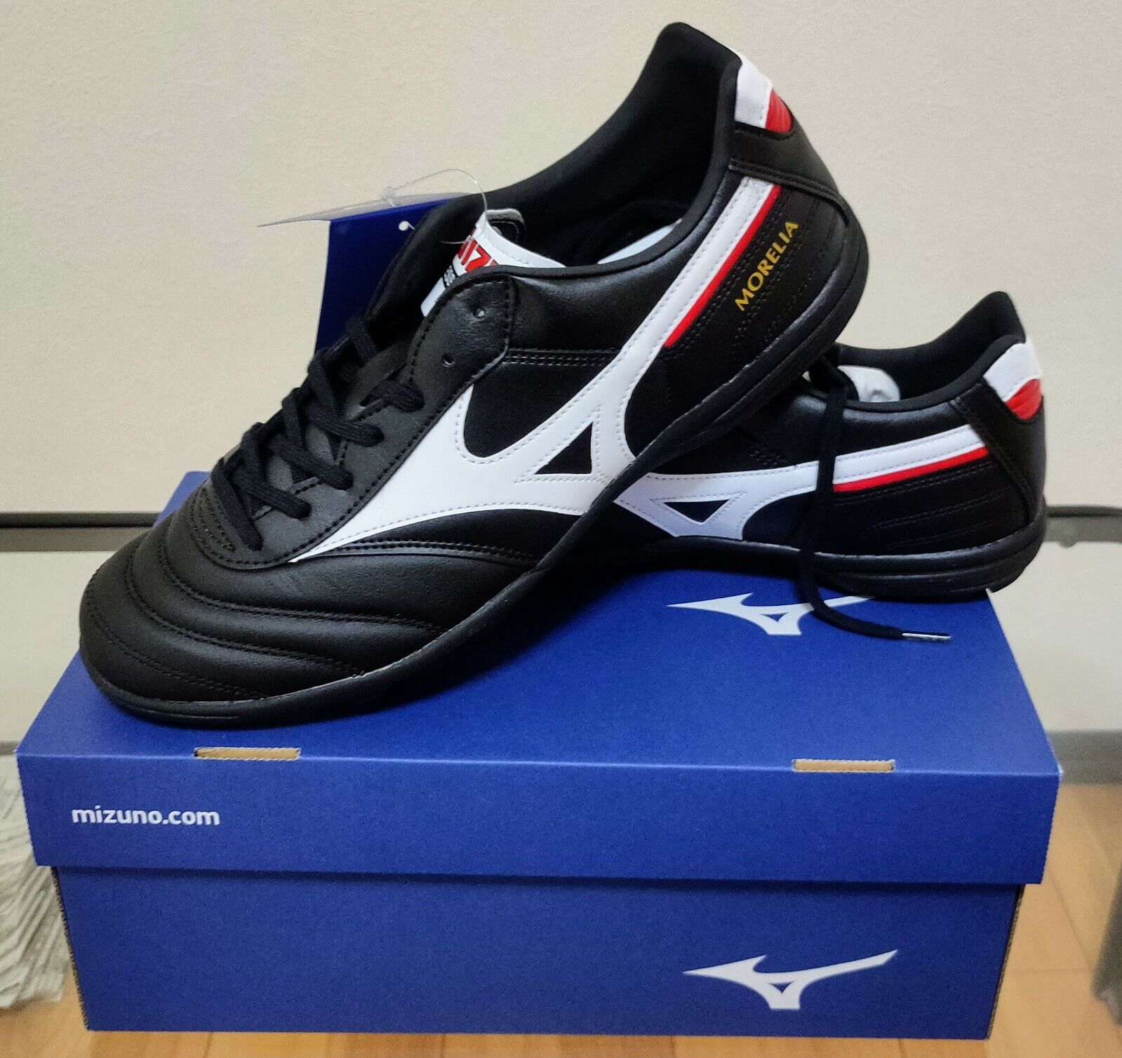 Mizuno MORELIA Soccer Football Futsal Shoes Q1GB1600 Black | eBay