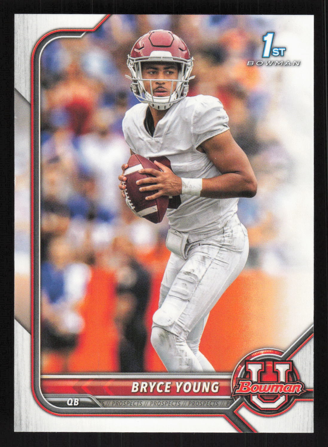 2021-22 Bowman University #4 Bryce Young RC Card TCCCX