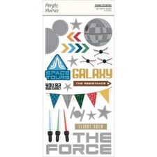 Simple Stories  SAY CHEESE GALAXY Foam Stickers  Disney