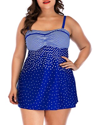 2 piece swim dress AKOEE Swimdress with Undershorts, Womens 2 Piece Swimsuits Ruffle Sleeves Twist Wrap Swim Dress Cutout Cute Beachwear (Medium, Blue), Women's