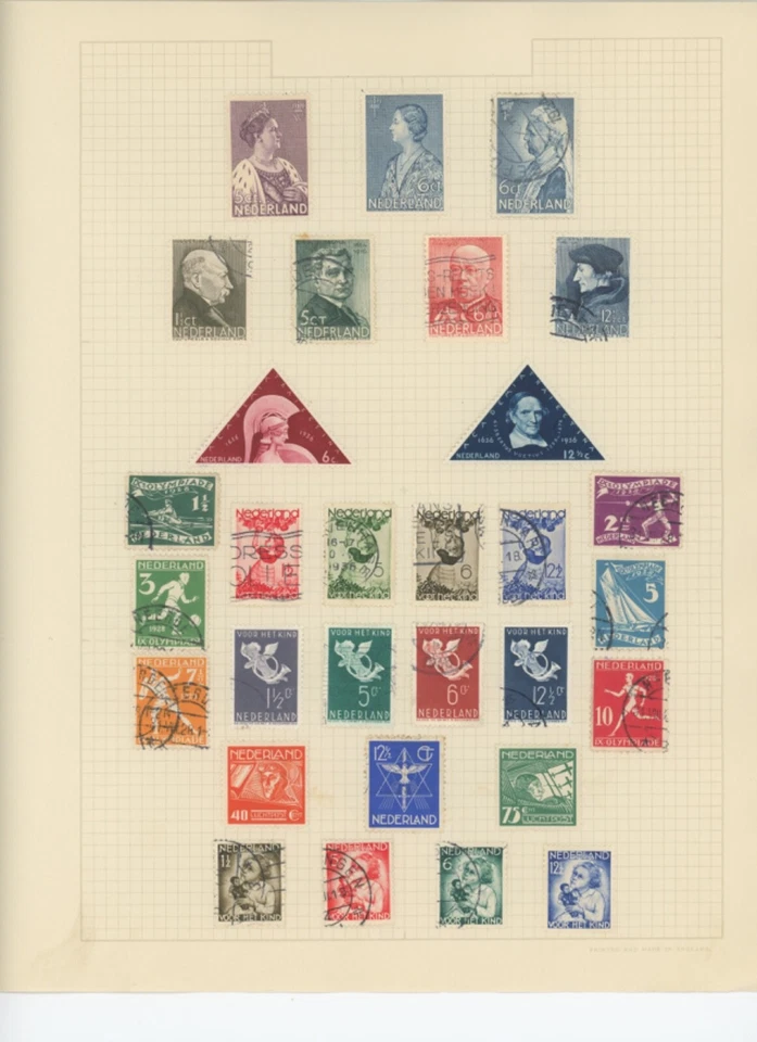 Netherlands stamp collection and Dutch used 495 stamps  duplicates cv 455 (mb33 - Image 4 of 4