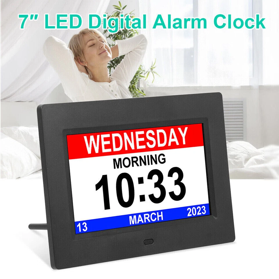 Digital Day Calendar Clock for Memory Loss Elderly Seniors Dementia Alzheimer's - Image 4 of 4