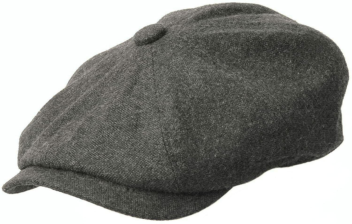 ROOSTER Wool Tweed Newsboy Gatsby Cap Flat Driving Ivy Cabbie Hat