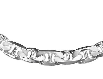 Mens Bracelet Anchor Chain 9 Inches in Sterling Silver .925 Mens Bracelet Anchor Chain 9 Inches in Sterling Silver .925