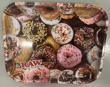 Authentic RAW Donut Large 14"x11" Metal Rolling Tray