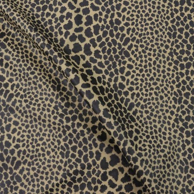 P KAUFMANN LIMELIGHT BLACK PEARL CHEETAH COTTON MULTIPURPOSE FABRIC BY YARD 54''W