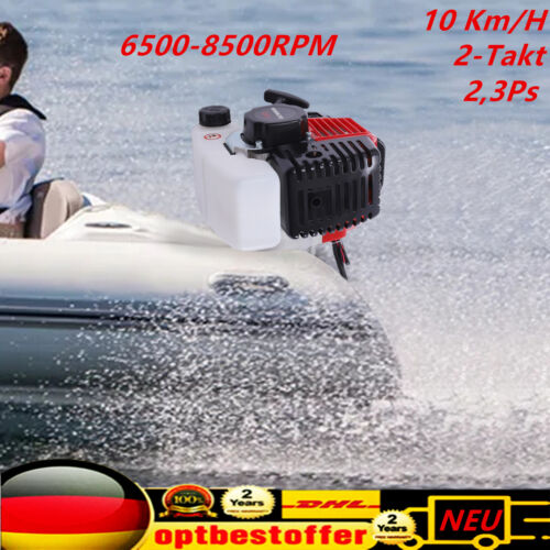 2-Takt Außenbordmotor Benzin Bootsmotor CDI Schlauchboot Motor Outboard Engine - Bild 1 von 15
