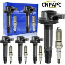 6x Ignition Coils + 6x Spark Plugs Kit for 2008-2016 Ford Taurus Edge 3.5L UF553