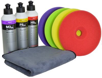 ADVANTUSE Liquid Elements Centriforce Pad Sets (4X Pad 150mm 3X Politur 250ml)