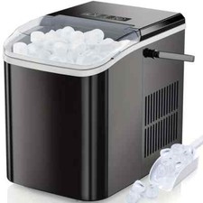 Portable Countertop Bullet Ice Maker Ice Machine with Ice Scoop 26lbs/24hrs