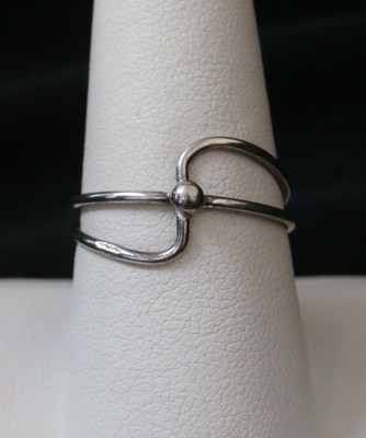 Atemberaubender zierlicher Kunsthandwerker-Ring aus Sterlingsilber. Preisvorschlag machen! #1579