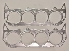 (2) BBC CHEVY 396 427 454 STEEL SHIM HEAD GASKETS 4.320 x .020" High Compression