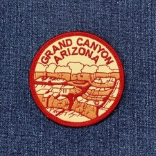Grand Canyon Patch - Embroidered National Park Arizona Badge 3" (Iron On)