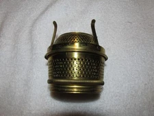 Brass Kerosene Oil Lamp Central Draft Burner Cover Chimney Holder