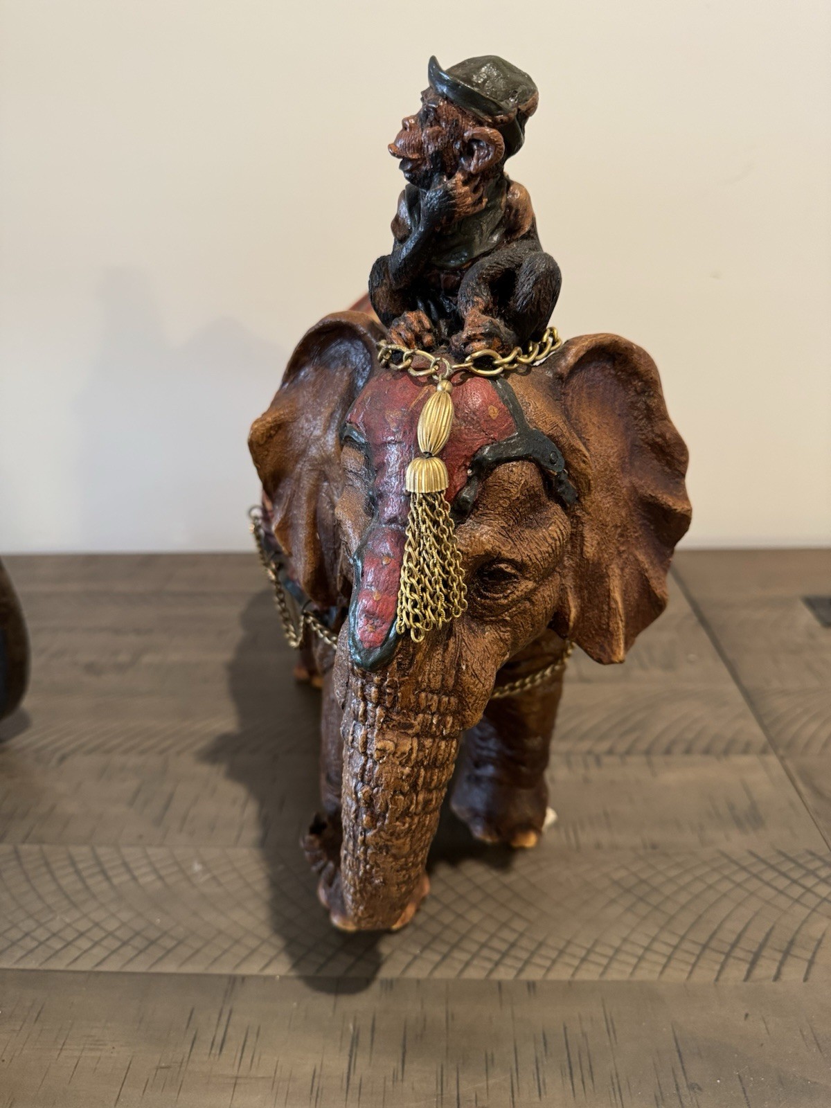 1920-1940s Barnum & Bailey Circus Wagon w/ Clown, Elephant & Two Bears Set Of 5