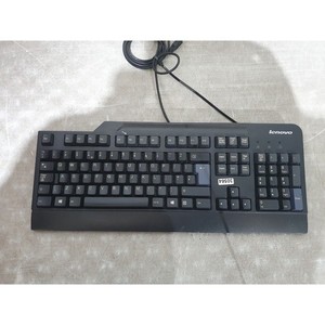 Lenovo KB1021 Full Size Tastatur schwarz kabelgebunden USB QWERTZ Standard für Desktop PC