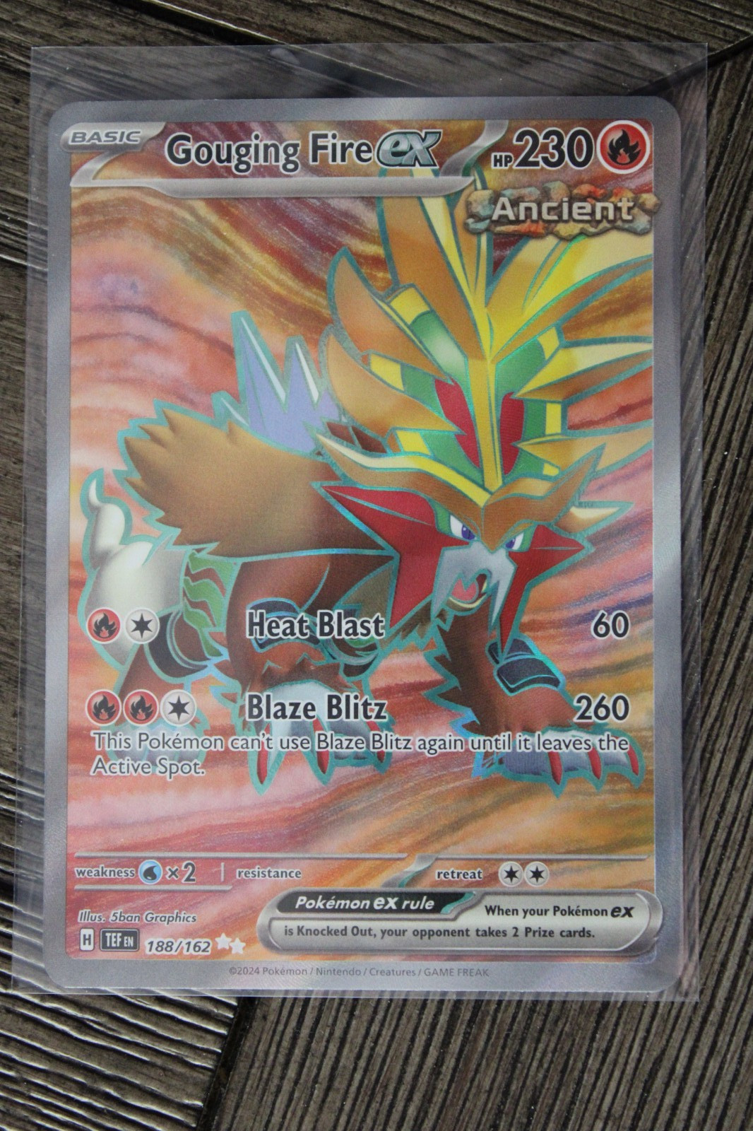 gouging fire pokemon card value Amazon.com: Gouging Fire – Walking Wake – Raging Bolt ex Pokemon 3 Card Lot
