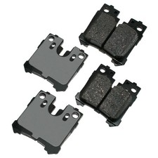 Akebono Performance Disc Brake Pad Set Fits Lexus LS460 16-07, LS600h 16-08 Akeb