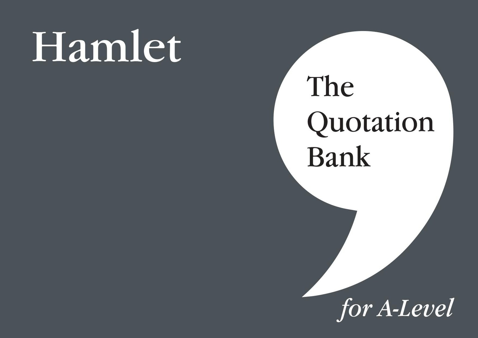 The Quotation Bank: Hamlet A-Level by Nikki CarlinEsse Publishi (PB 2022) - Image 5