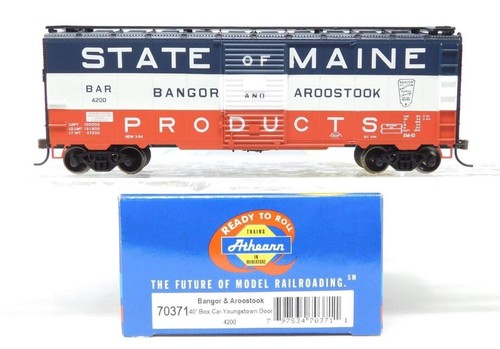 Caja de puerta Youngstown Athearn 70371 HO BAR/Maine 40' #4200 - RTR LN/caja | Condition: Used