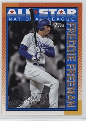 2025 Series 2 1990 Topps Baseball All-Stars Gold 5/50 Freddie Freeman 05ol
