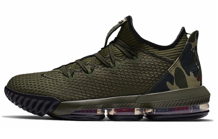 Size 10 Nike LeBron 16 Low Camo for sale online