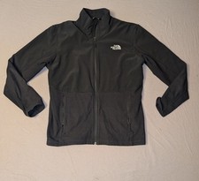 North Face Jacket Mens Large Black Apex Bionic Full Zip Fleece Softshell Outdoor