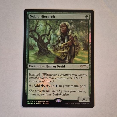 Noble Hierarch Pro Tour Promos Foil Rare Creature Green LP