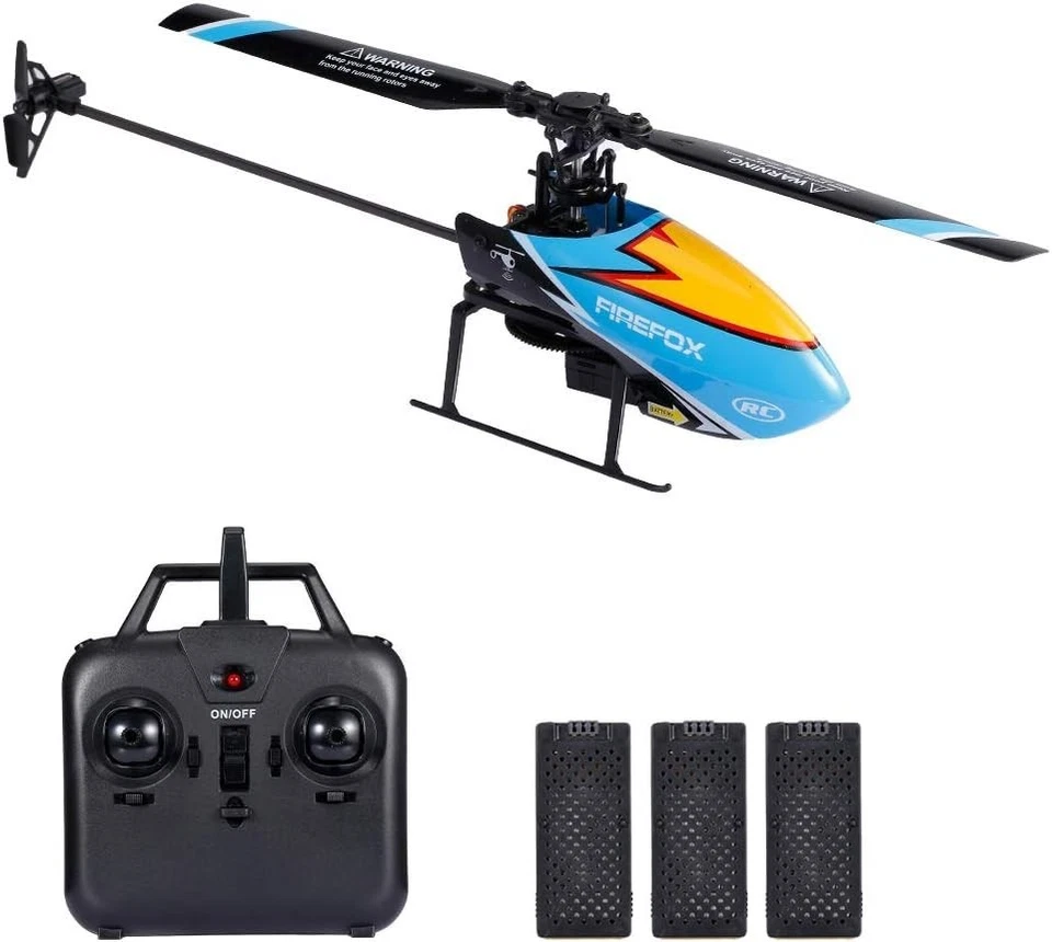 4 Channel 2.4GHz RC Helicopter for Adults and Kids - Altitude Hold & 3 Batteries - Image 3 of 4