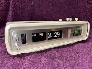 Panasonic Flip Clock RC 6551 Dator Vintage VERY GOOD CONDITION