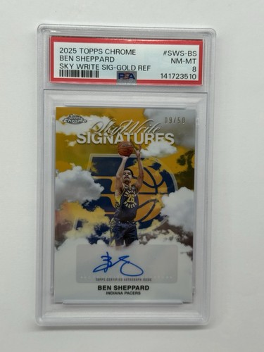 2025 Topps Chrome Ben Sheppard Sky Write Signatures (RAW)
