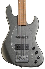 Sadowsky MetroExpress Vintage M/J 5-string Bass Guitar - Solid Silver Metallic,