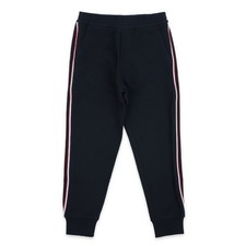 Moncler Kinder Trainingshose Logo Patch drei Streifen (marine) 8H00004 69878810