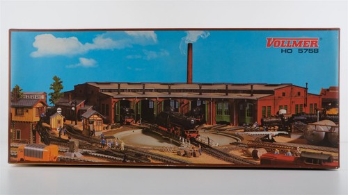 Cobertizo de locomotora de anillo Vollmer H0 5758 6 puestos | Condition: Gebraucht