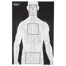 Action Target Viking Tactics Double Sided Training Target 100Pk 23"x35" VTACP100