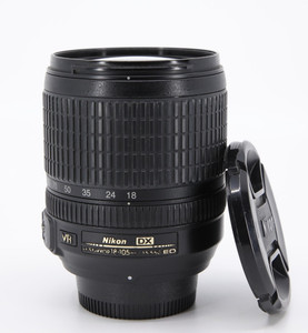 Nikon AF-S 18-105mm F3.5-5.6 G ED VR Zoom Lens, Both Caps, Good Condition