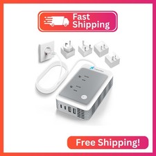 Global Voltage Converter US to Europe for Curling Iron and Hair Straighteners, P
