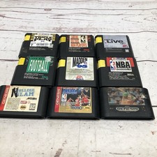 Sega Genesis Sports Game Lot Of 9 OEM