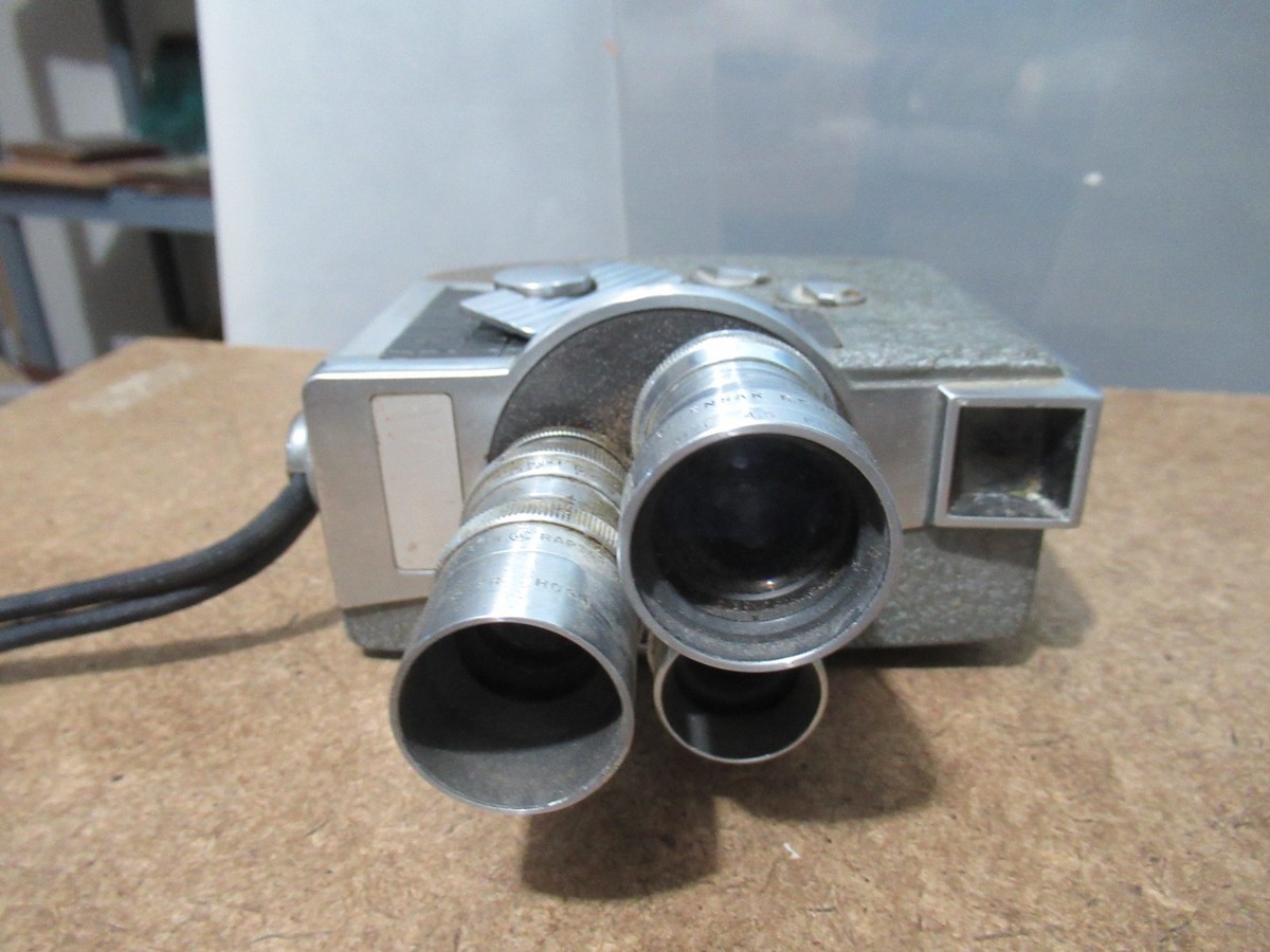 Vintage Wollensak Eight Model 53 8mm Movie Camera w/ Triple Raptar