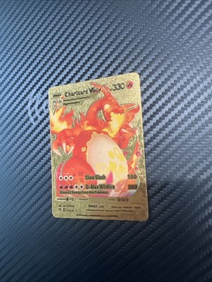 pokemon charizard vmax metal gold card worth Pokemon TCG: Phantasmal Flames main image 1