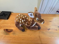 FAO SCHWARZ SPOTTED DEER FAWN PLUSH 16" STUFFED TOY 2017.  E2