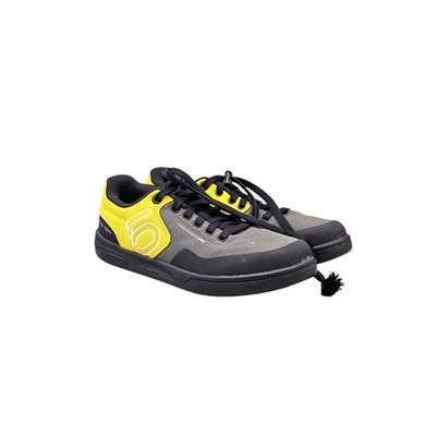 Five Ten Men's Size 9.5 US EUC Freerider Pro Black Yellow Pullcord Cycling Shoes