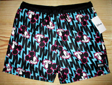 MENS NEFF DISNEY MICKEY MOUSE SWIM BOARD SHORTS SIZE M