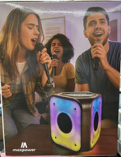 Light Up the Party with the GLOW X1   Dual-Sided Bluetooth Karaoke Speaker     