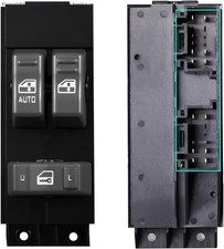 Driver Side Master Power Window Switch Gray for 1999 2000 2001 2002 1500, 2500