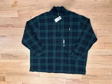 Mens Big & Tall Polo Ralph Lauren Sweater w/ Zipper 2XLT / 2TGL New with TAGS