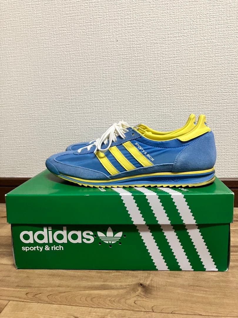 adidas Originals × Sporty & Rich SL72 Sneakers 28.5cm Narrow Fit Used thumbnail 2