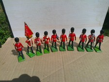 Britains, Grenadier, Coldstream Guards lot of 10, metal, DJ